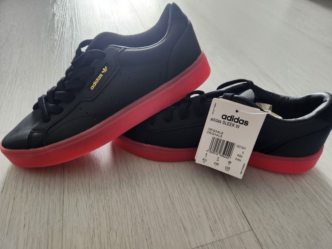 Adidas sleek w pink top
