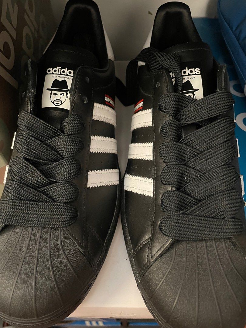 Run dmc online black adidas