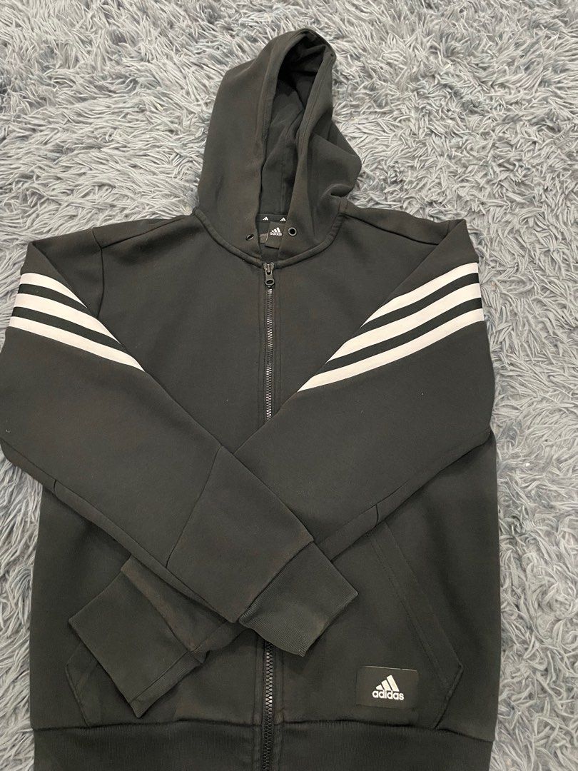 Adidas originals authentic 1/2 zip hoodie discount