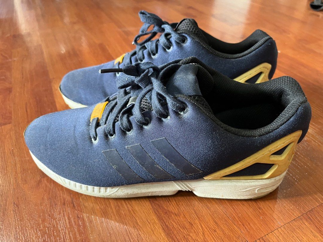 Adidas zx flux hotsell blue and rose gold