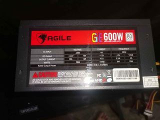 AGILE 600W+80 RGB Power Supply