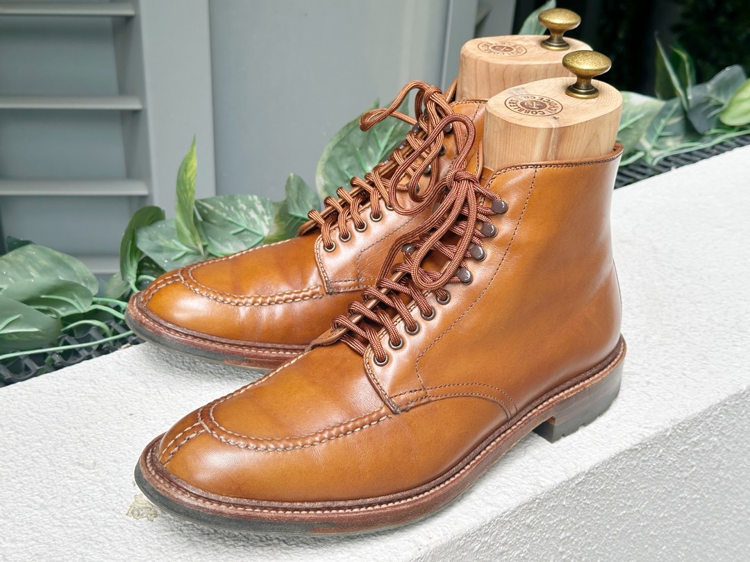 Tan tanker boots shop