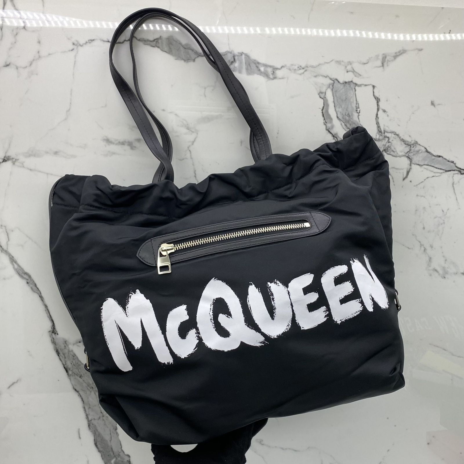 Alexander mcqueen black tote deals