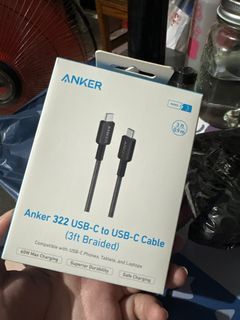 ANKER 322 USB-C to USB-C Cable (3ft)