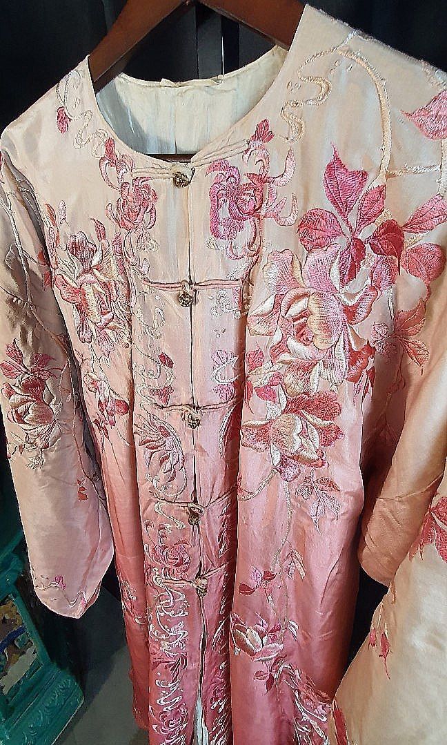Chinese sales silk robe
