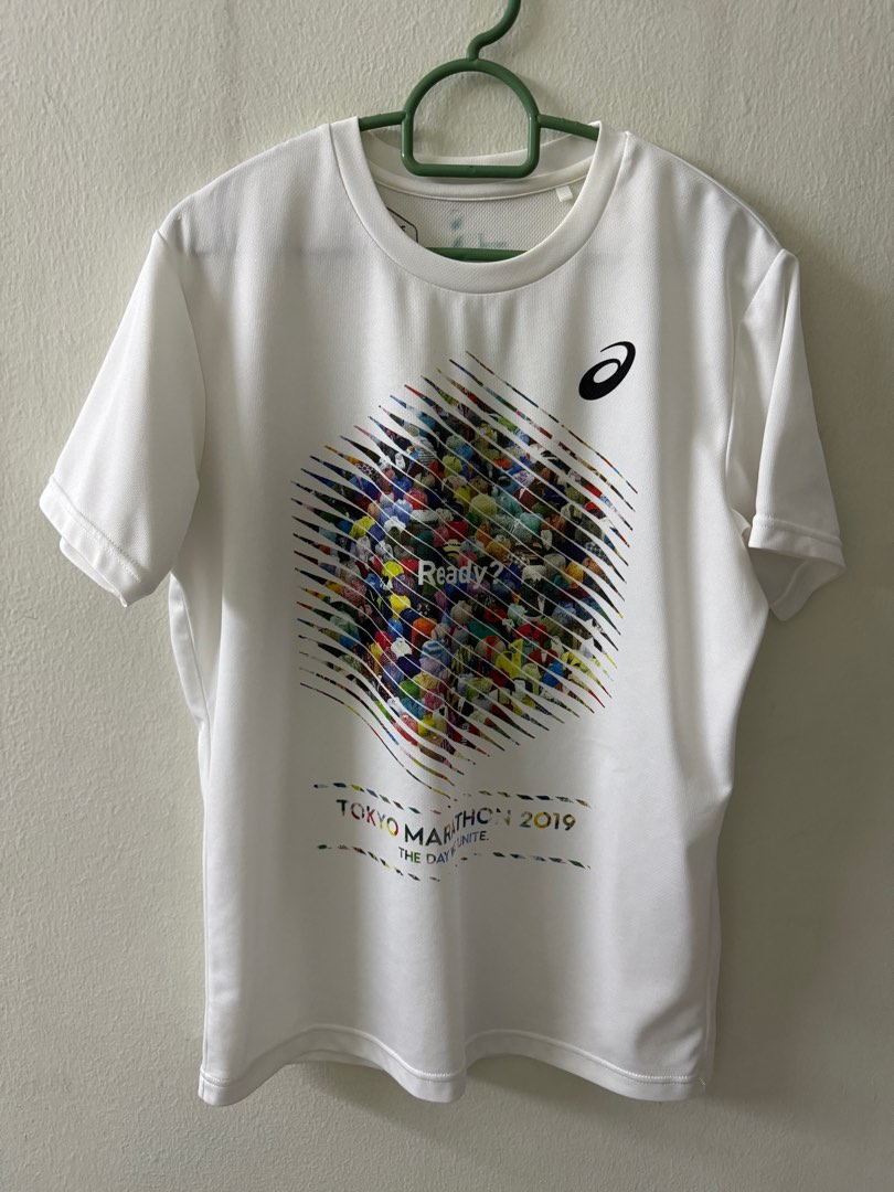 ASICS Tokyo Marathon Tee, Men's Fashion, Activewear on Carousell