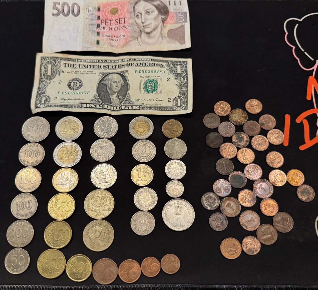 Assorted Notes & Coins worth $45, Hobbies & Toys, Memorabilia ...