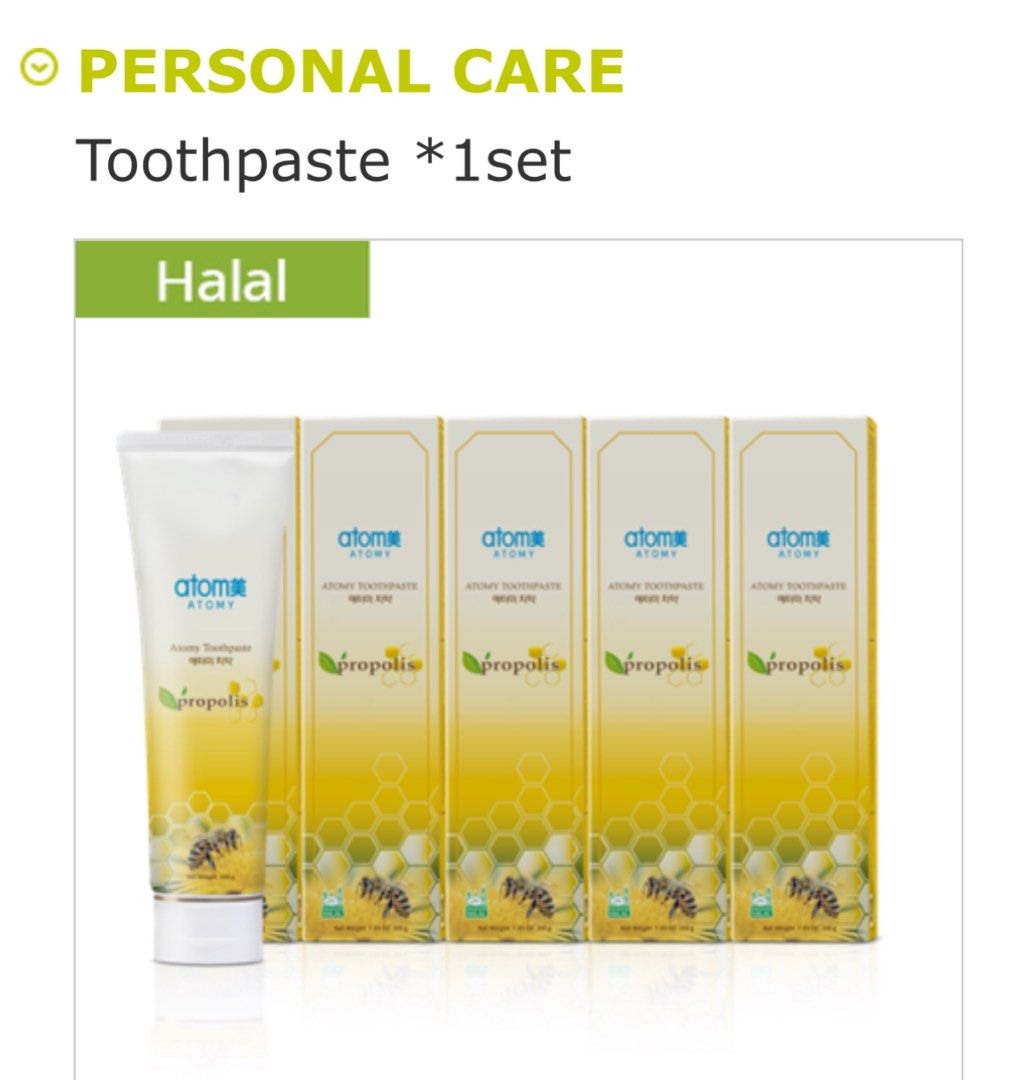 Atomy Toothpaste (Category: Oral Care) located in Singapore. Submitted by vvvvvphh (Listing ID 1279288313, Image 1). Description: Tooth paste .