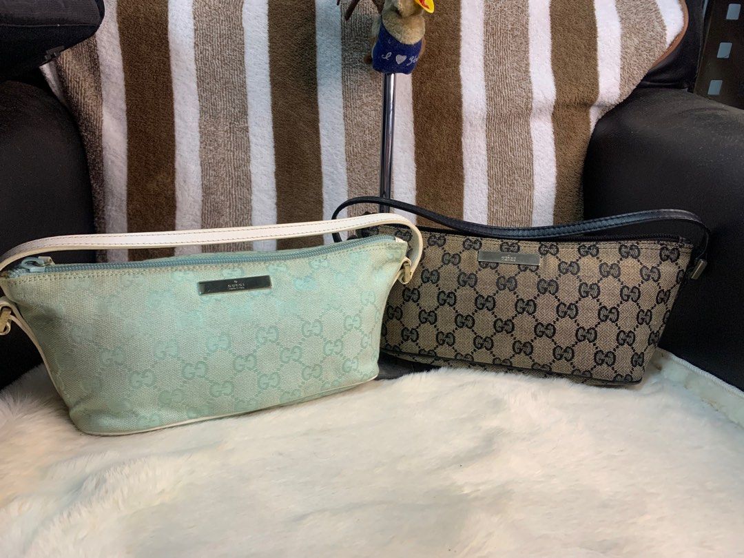 Auth gucci accessories pouch handbag gucci boat