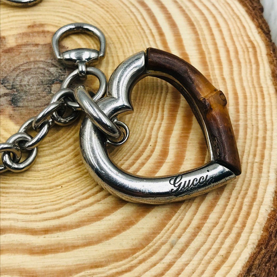 Gucci bamboo heart bracelet store