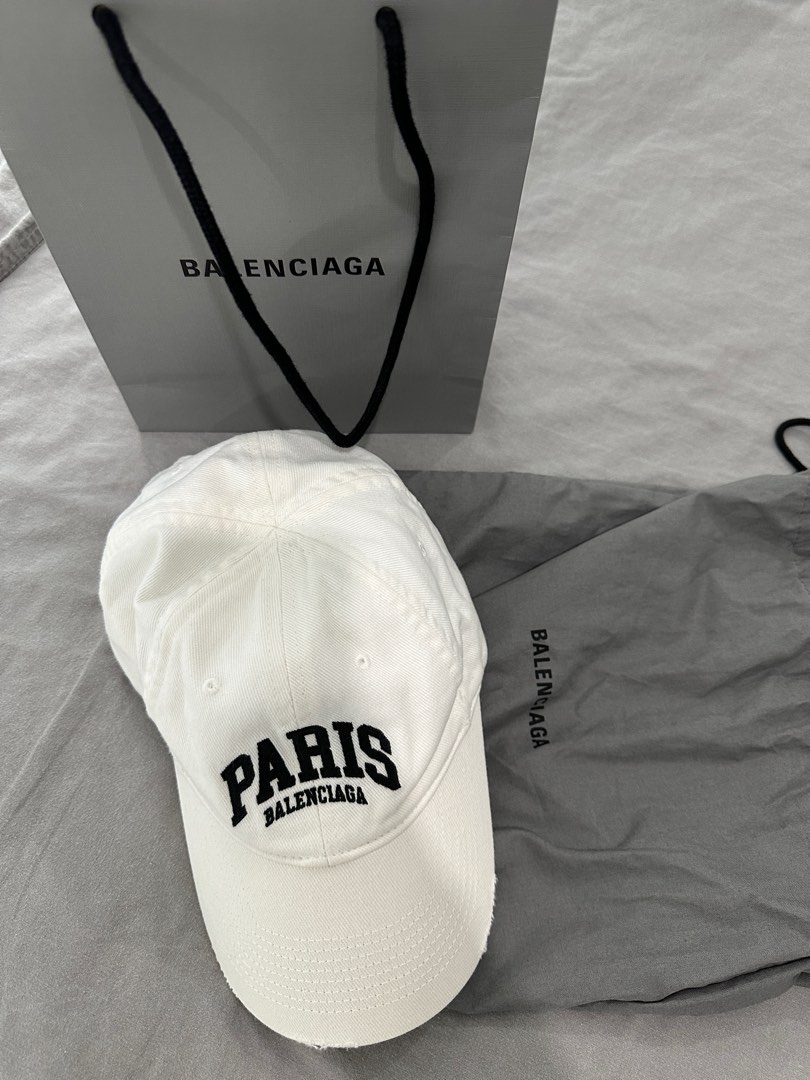 White balenciaga new arrivals cap