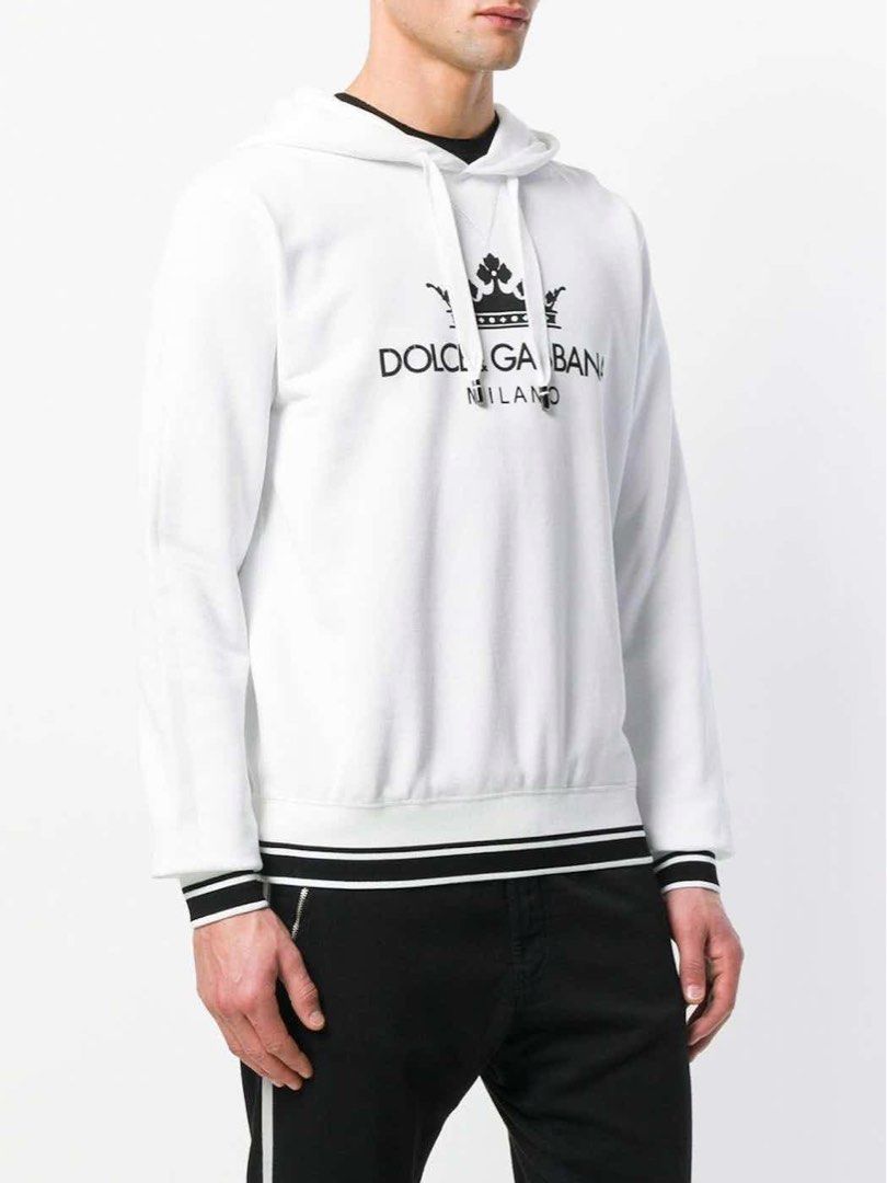 Dolce and gabbana crown on sale hoodie