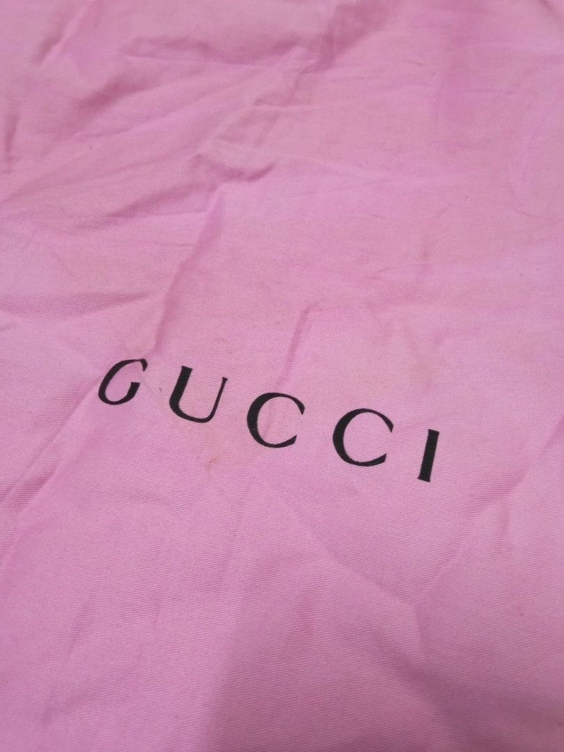 Gucci pink dust hotsell bag
