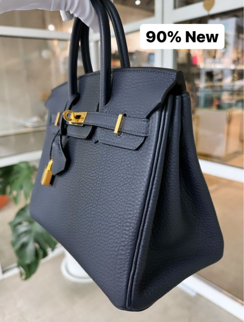 Hermes birkin discount navy blue