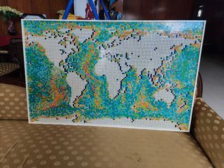 Lego World Map - complete