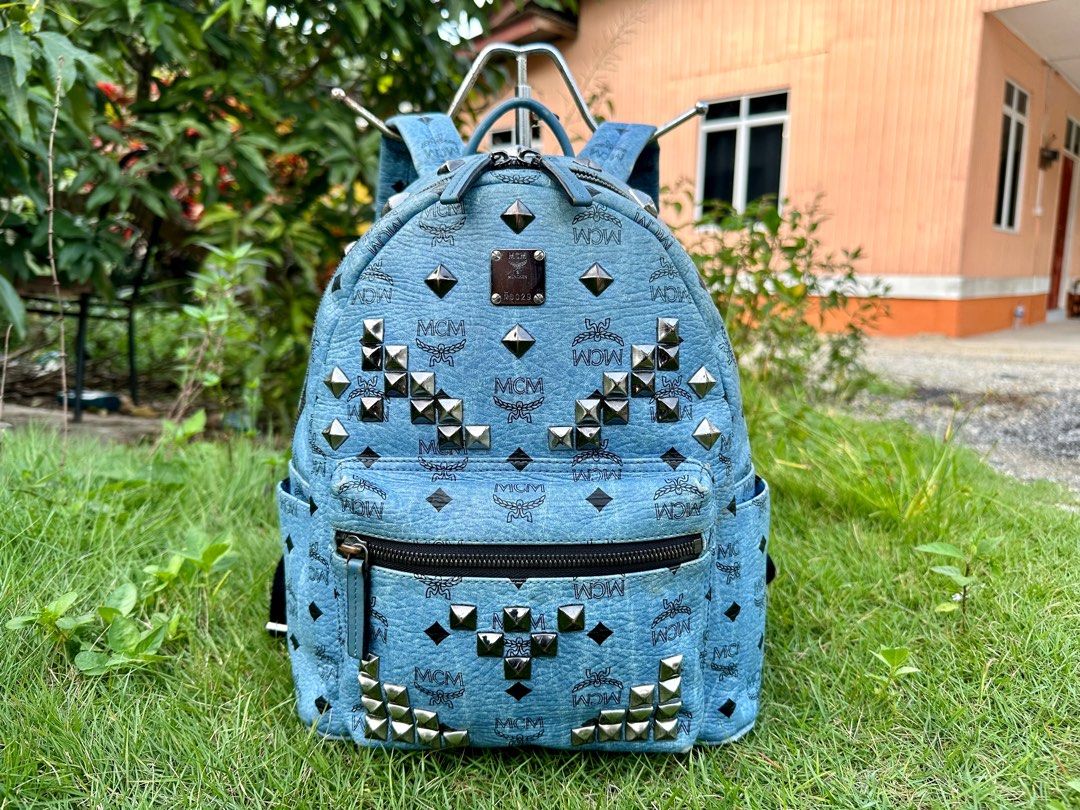 Mcm stark m top stud backpack
