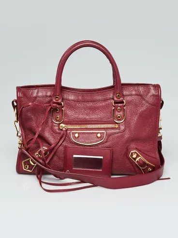Maroon balenciaga new arrivals