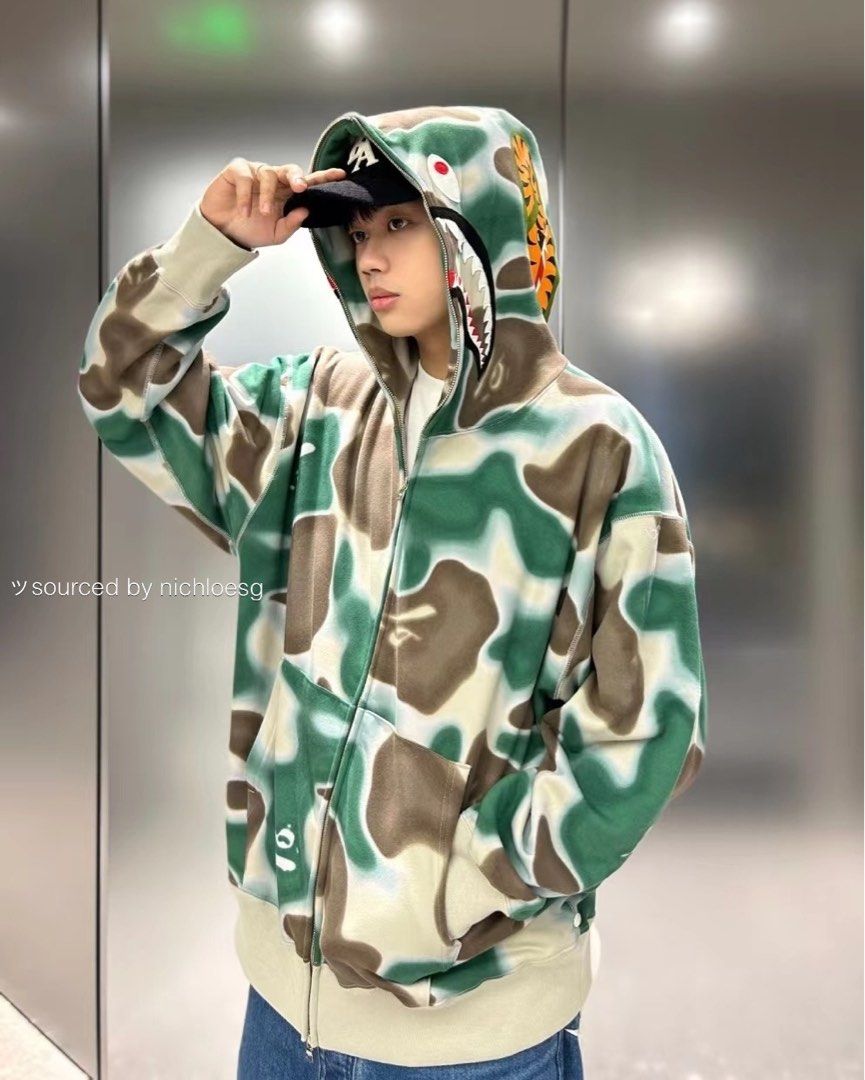 How do bape hoodies fit clearance