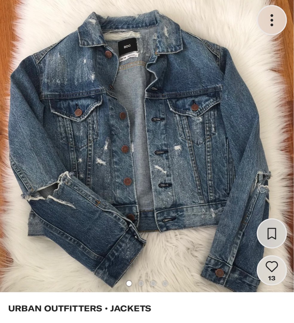 Markdown Urban Outfitters BDG Distress Denim Jacket Women s