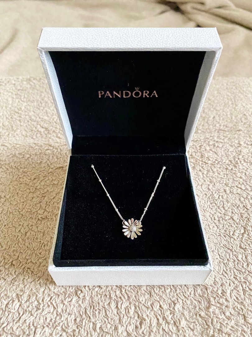 SOLD Pandora Sunflower Necklace Women s Fashion Jewelry