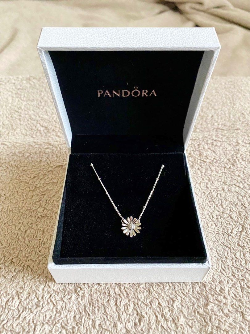 SOLD Pandora Sunflower Necklace Women s Fashion Jewelry Organizers Necklaces on Carousell