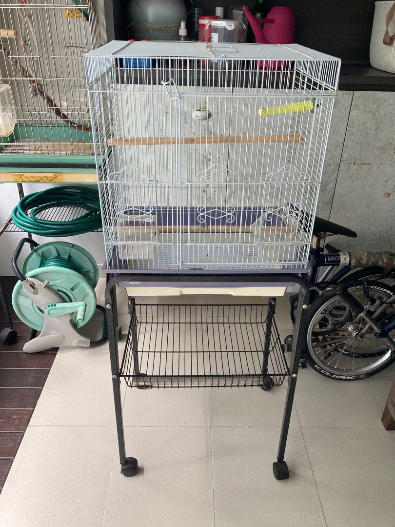 Bird cage with stand/castors, Pet Supplies, Homes & Other Pet