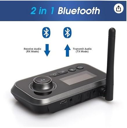 August dual bluetooth hotsell transmitter