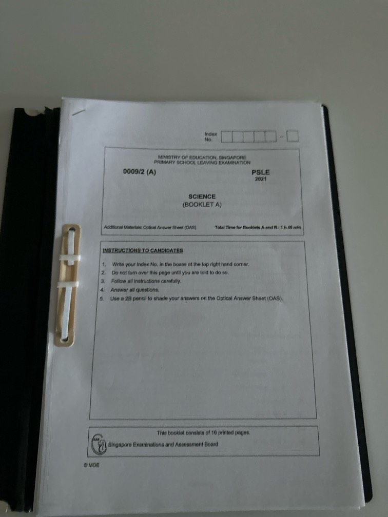 BN PSLE Science Paper (6 Sets), Hobbies & Toys, Books & Magazines ...