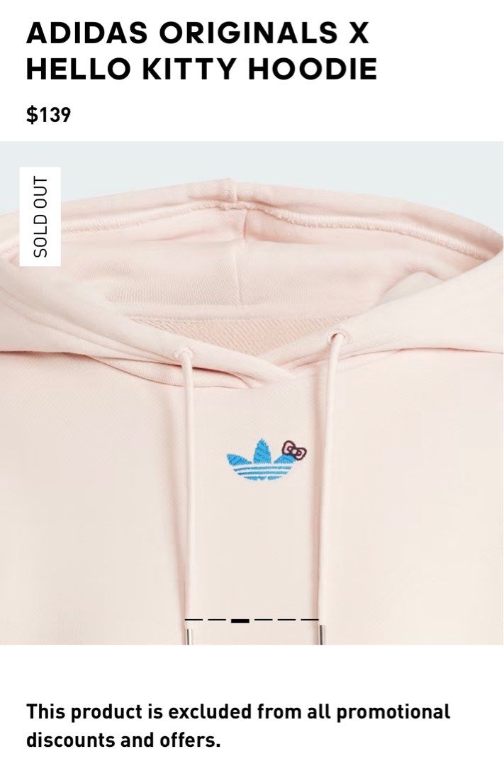 Adidas hoodie baby pink best sale