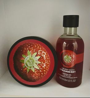 Body Shop Body Wash and Body Butter (set)