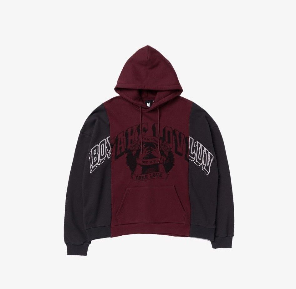 BTS Fake Love/Boy With Luv Varsity Hoodie, Hobbies & Toys