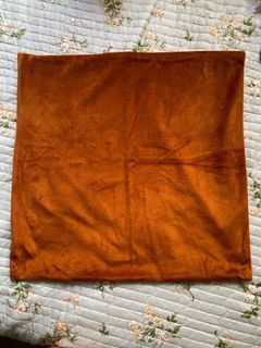 Burnt Orange Throw Pillow Case Velvet