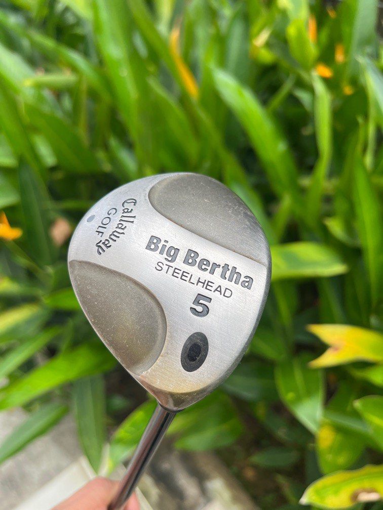 Bois De Parcours Callaway Big Bertha Steelhead Plus #5 – 18°, Tige Acier Régulière, Homme