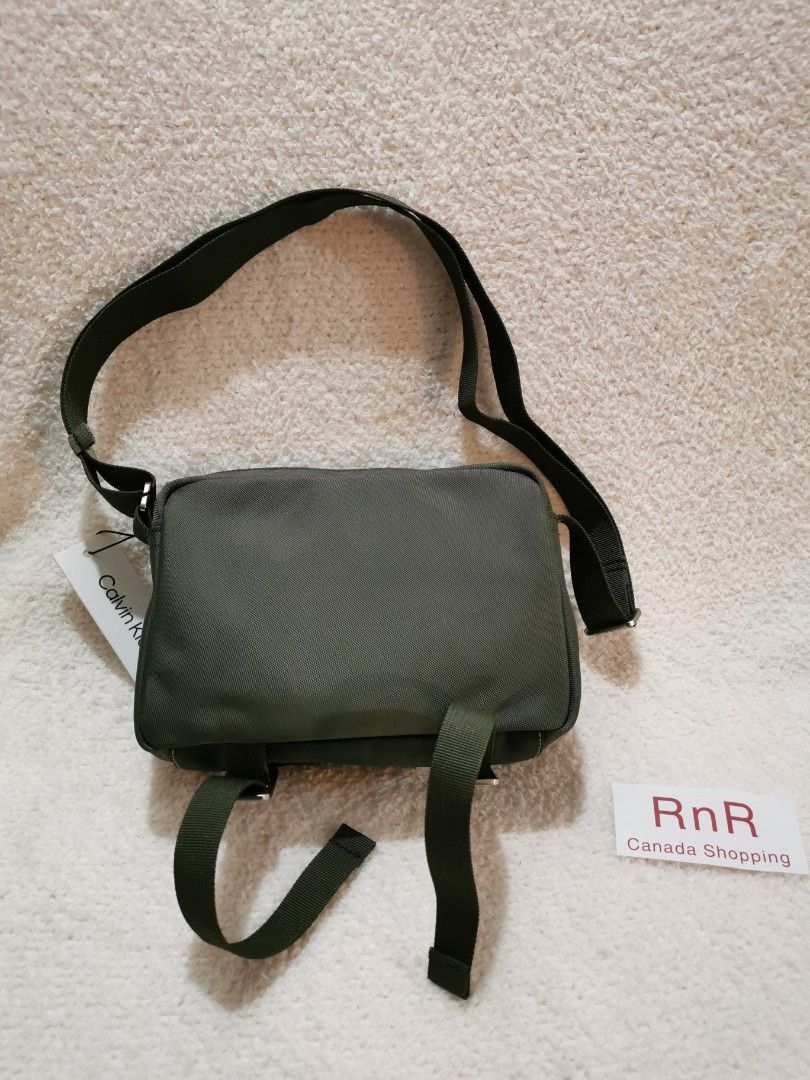 Calvin klein utility on sale canvas crossbody bag