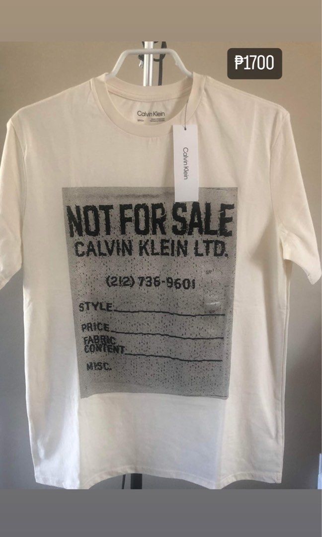 Calvin Klein Tshirt (Category: Tshirts & Polo Shirts ) located in Quezon City. Submitted by andreijames (Listing ID 1279425732, Image 1). Description: Calvin Klein Tshirt Brandnew and Original Size: S only.
