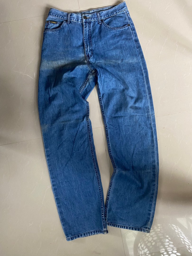 Camel Toe Graphic Jeans Size 30, Men's Fashion, Bottoms, Jeans on Carousell