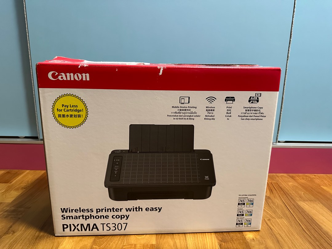 Canon Printer Pixma TS307 and Cartridge, Computers & Tech, Printers