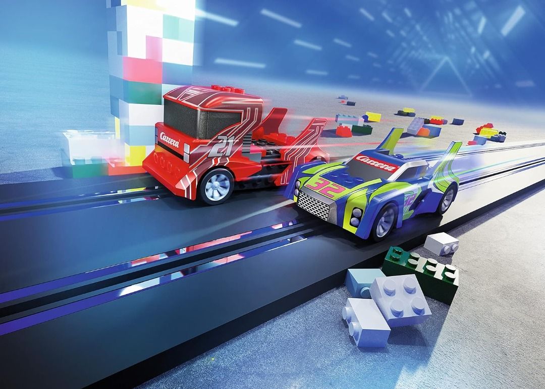 Carrera GO!!! Build 'N Race 62529 Racing Set 3.6 Electric Powered Slot Car  Racing Kids