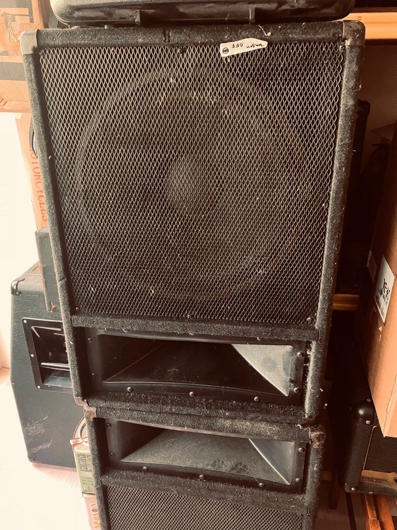 PASSIVE CARVIN MODEL 832 SPEAKER 15” PAIR, Audio, Soundbars, Speakers