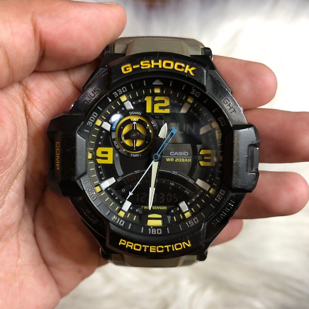 CASIO G SHOCK GA 1000 GRAVITY MASTER AVIATOR