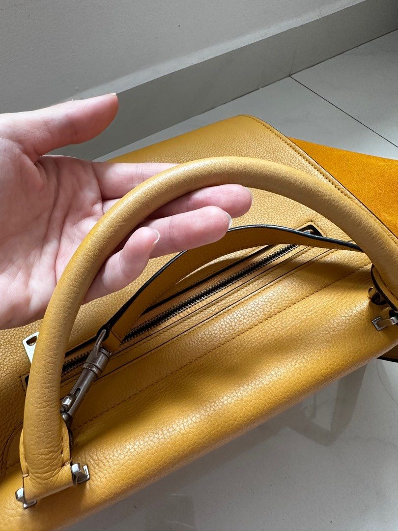 Celine trapeze new arrivals yellow