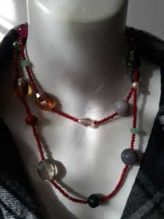 Chinese New Year all bling chunky necklace
