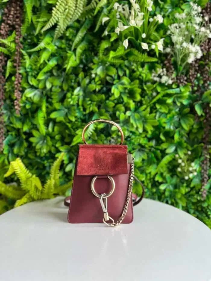 Faye small leather bracelet bag deals