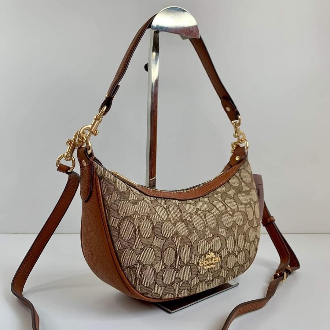 Aria jacquard signature shoulder bag new arrivals