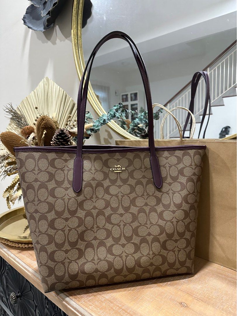 Coach large city best sale tote