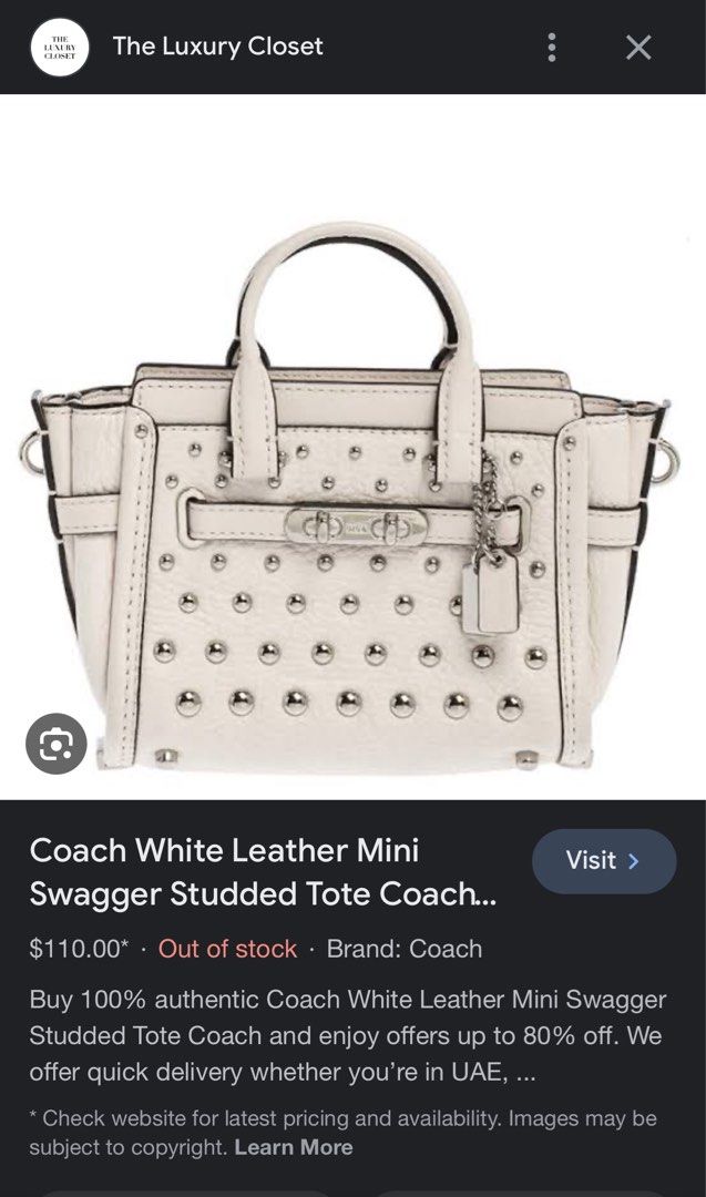 Coach swagger 15 cheap