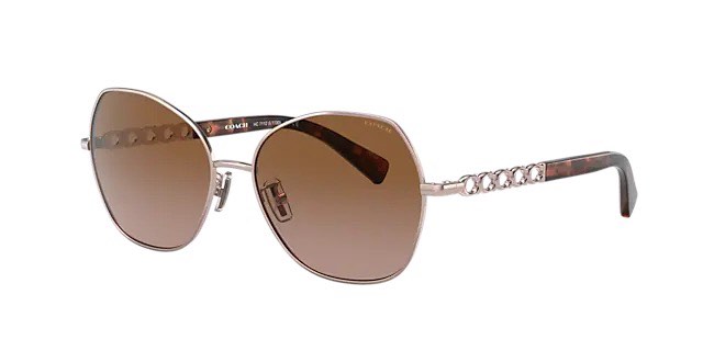 Coach HC7048 L107 Pilot Sunglasses For Women