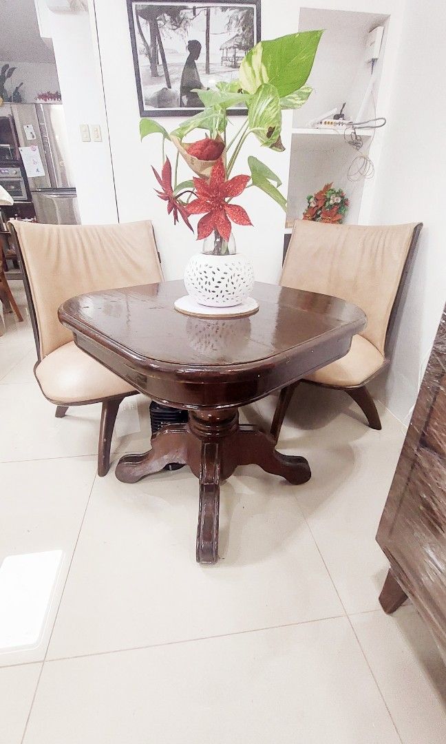 Coffee table Corner table SET (Category: Chairs) located in Quezon City. Submitted by chemortel (Listing ID 1279354606, Image 2). Description: lightly used GENUINE LEATHER only needs to clean but already clean generaly Heavy Solid Wood nice comfortable elegant PICK UP in Bagong Pagasa, QC rfs: bawas gamit/upgrade 09989531232 Text Only.