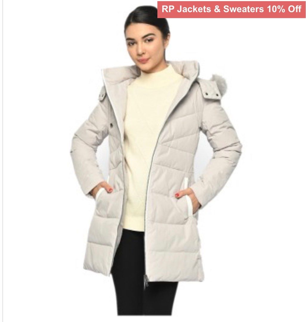Down long top coat ladies