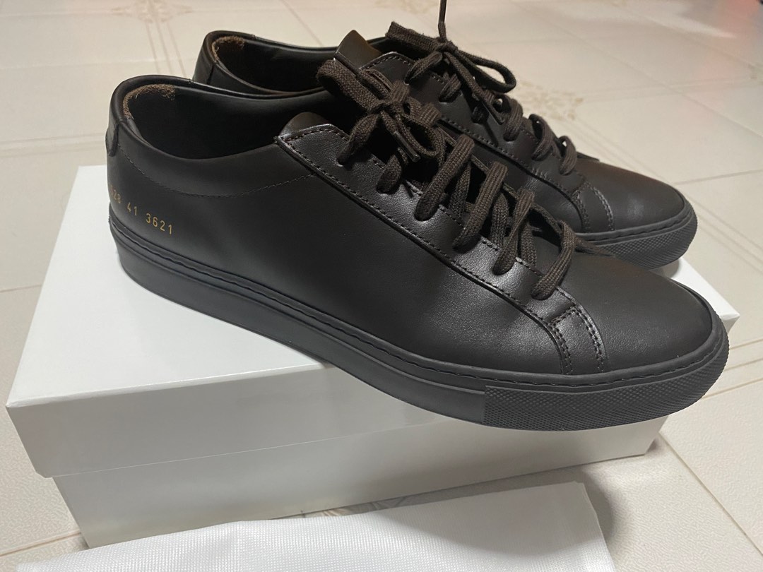 All black cheap common projects